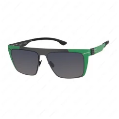 IC BERLIN Bibhu 01 Amazon Green Sides-Gun-Metal Black Black to Grey IC BERLIN Bibhu 01 Amazon Green Sides-Gun-Metal Black Black to Grey