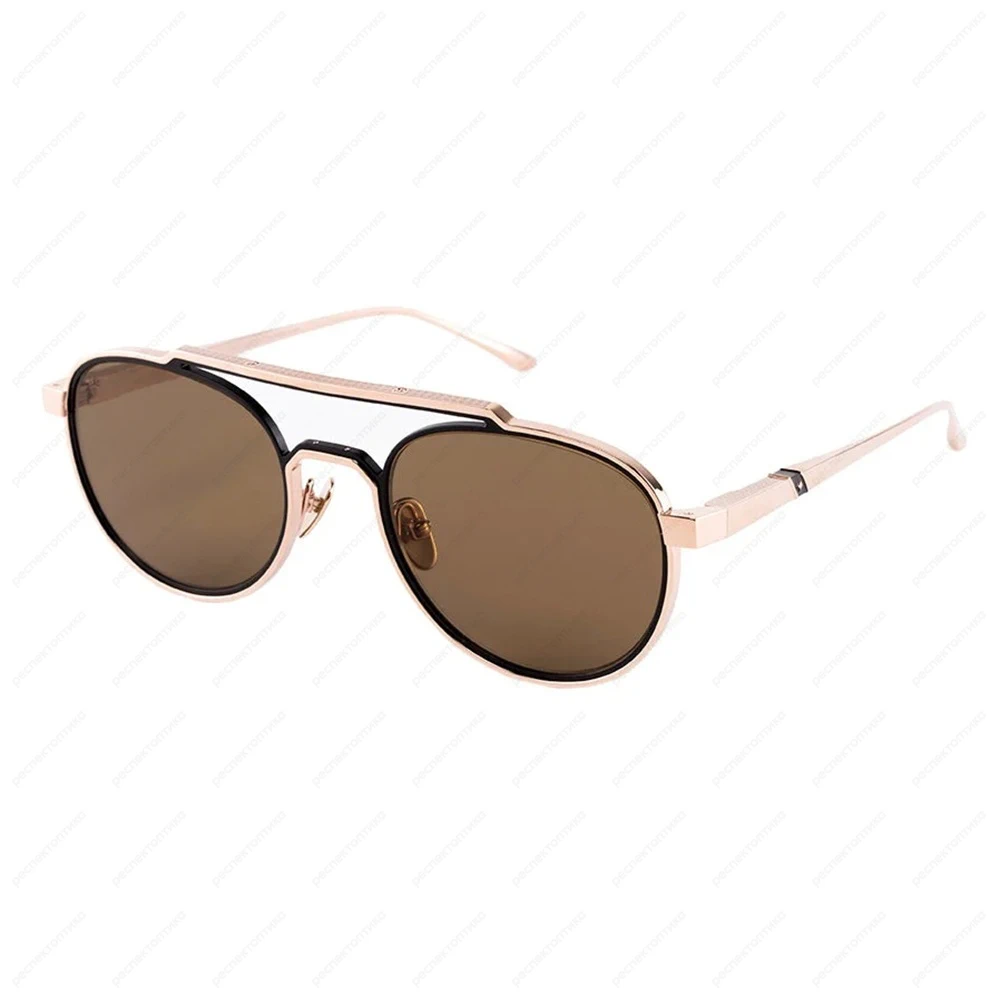 LEISURE SOCIETY Clairaut Sun 18K Rose Gold / Black (Brown Lens) LEISURE SOCIETY Clairaut Sun 18K Rose Gold / Black (Brown Lens)