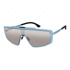 IC BERLIN MERCEDES-BENZ MB Shield 03 Electric-Light-Blue Black Brown-Sand Mirrored
