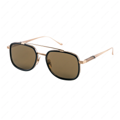 LEISURE SOCIETY Tempest Sun 18K Rose Gold / Black Tortoise