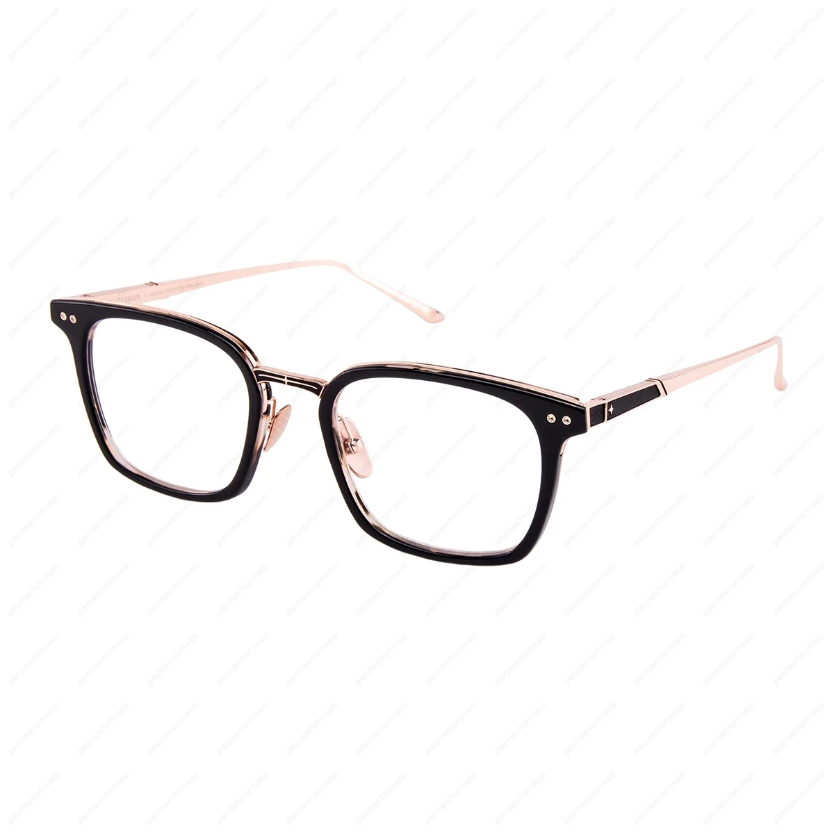 LEISURE SOCIETY Sadeler Black Tortoise / 18K Rose Gold LEISURE SOCIETY Sadeler Black Tortoise / 18K Rose Gold